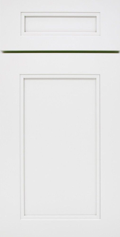 21st Century Glacier cabinet door in Glacier