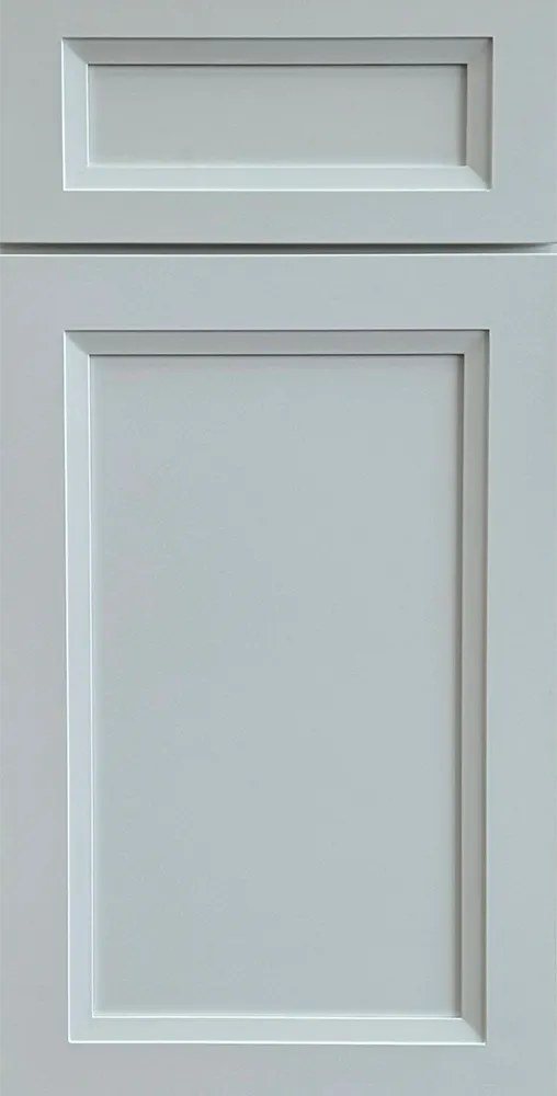 21st Century White Stone cabinet door in White