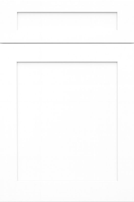 Adornus Metropolitan White Shaker door previewed in Accessible Beige