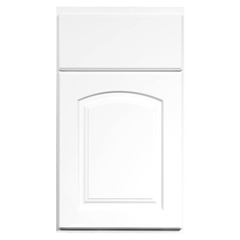 Crystal Brentwood Roman door previewed in Basalt