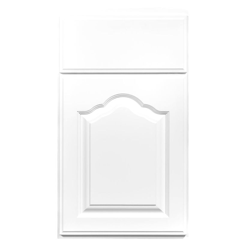 Crystal Country French Arched door previewed in Basalt