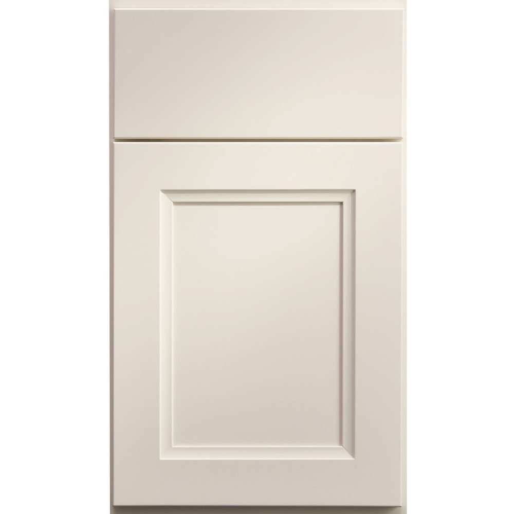 Crystal Daytona cabinet door in Linen