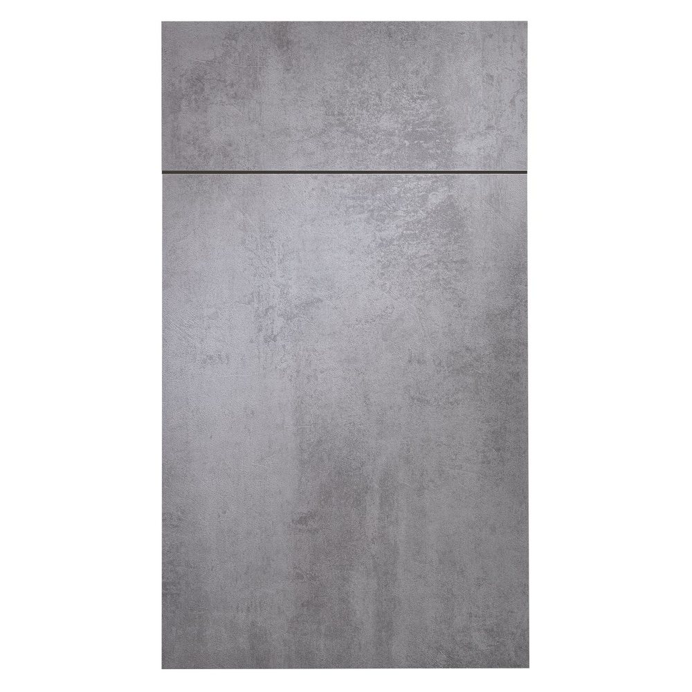 Crystal Echo Spectrum cabinet door in Concrete — photographed by Crystal