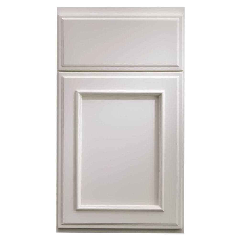 Crystal Greenfield cabinet door in Frosty White on PGM — photographed by Crystal