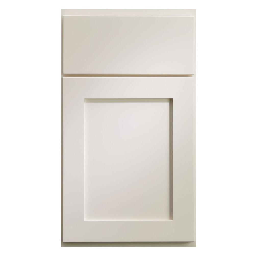 Crystal Meadowland cabinet door in Linen — photographed by Crystal