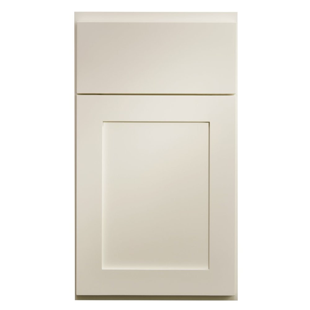 Crystal Modesto cabinet door in Linen — photographed by Crystal