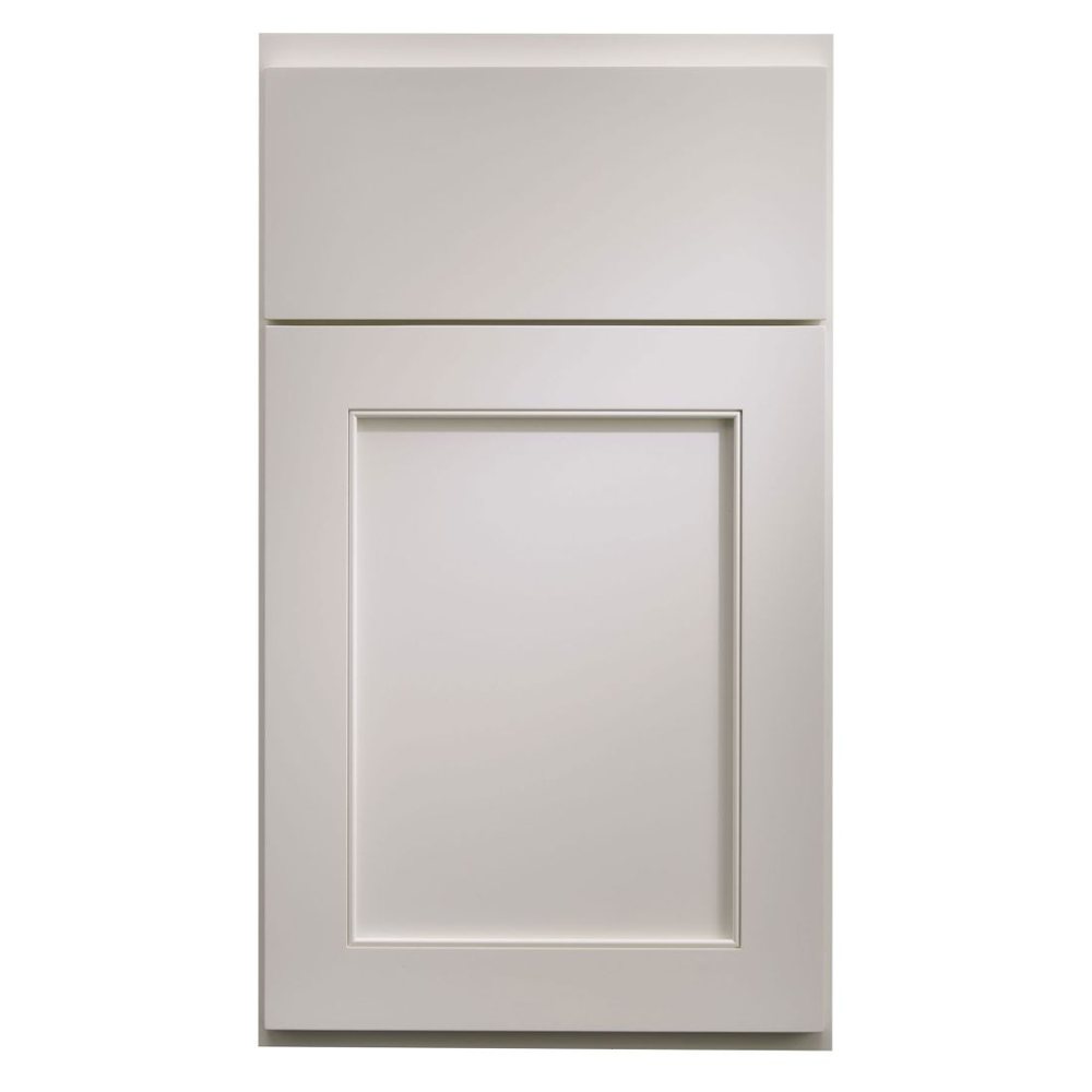 Crystal Ridgeway cabinet door in Frosty White on PGM — photographed by Crystal