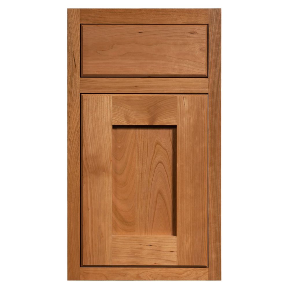 Crystal Sibley cabinet door in natural on cherry — photographed by Crystal