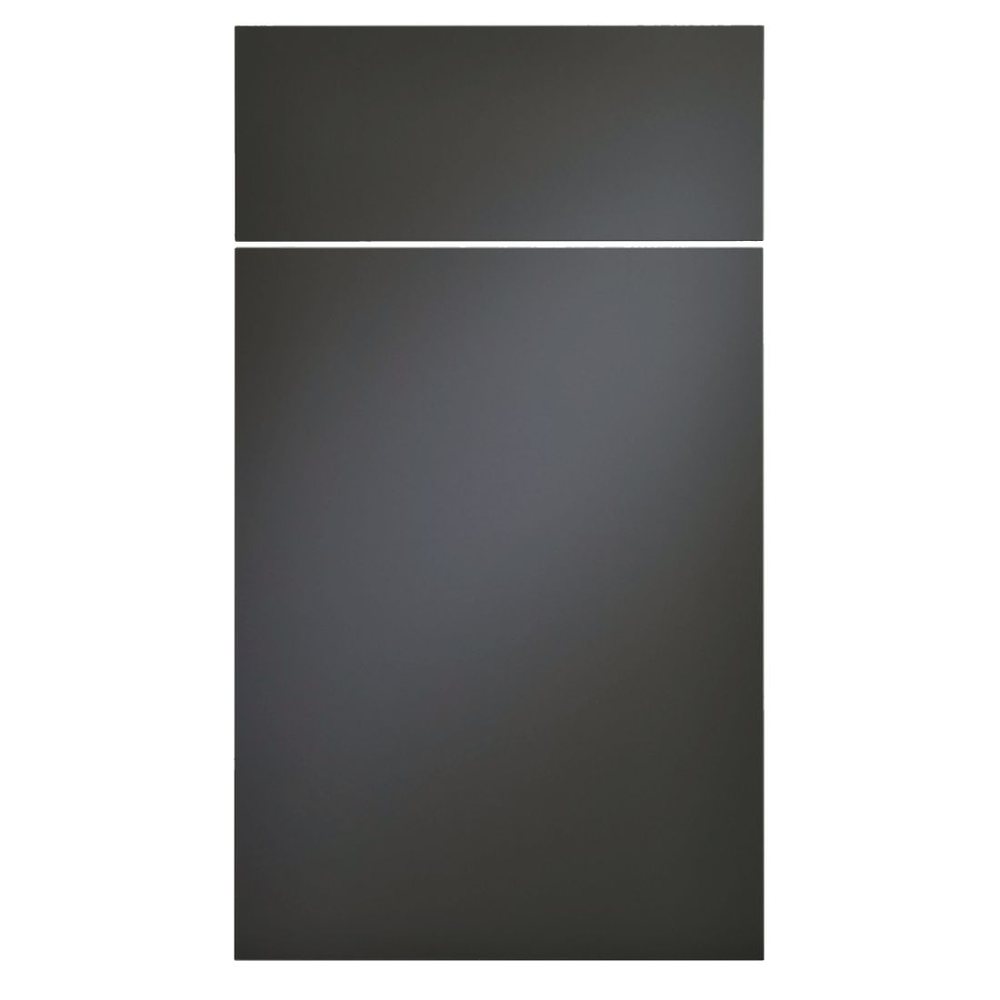 Crystal Venice cabinet door in Slate Grey — photographed by Crystal
