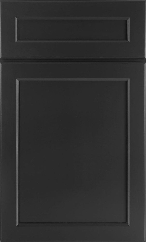J&K E2 Charcoal cabinet door in Charcoal — photographed by J&K