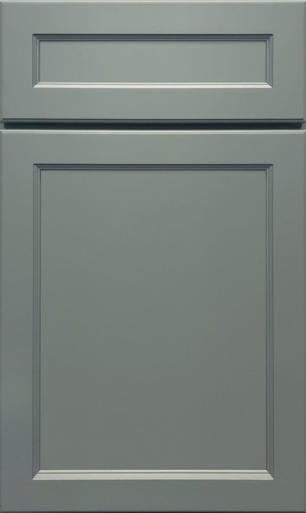 J&K E3 Sage cabinet door in Sage — photographed by J&K