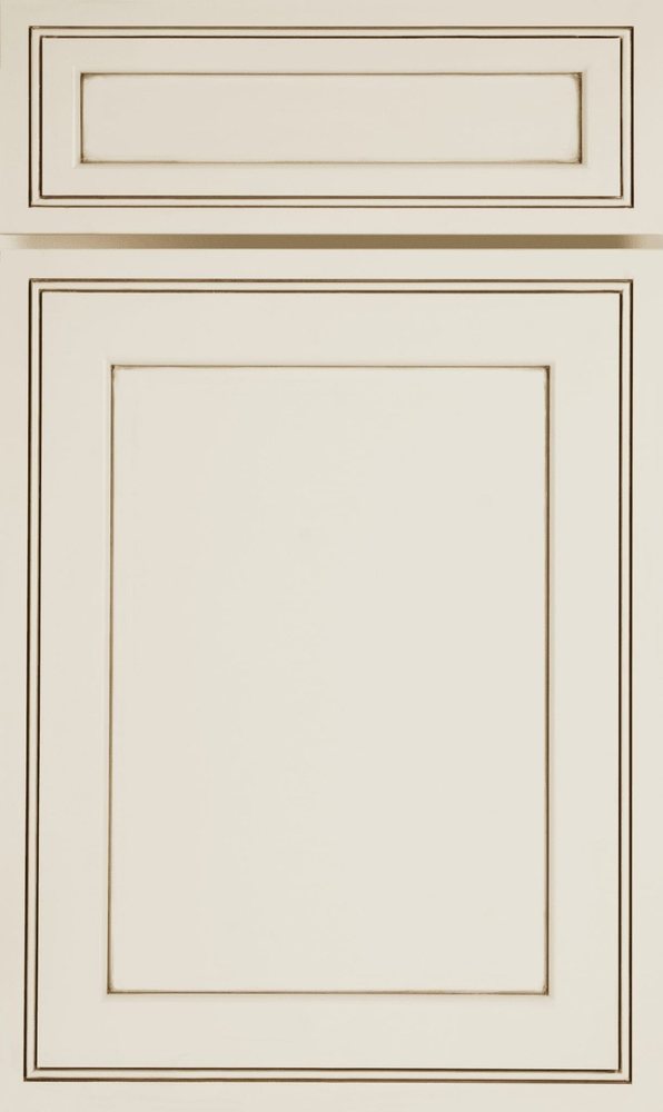 J&K H9 Pearl Glazed cabinet door in Pearl Glazed