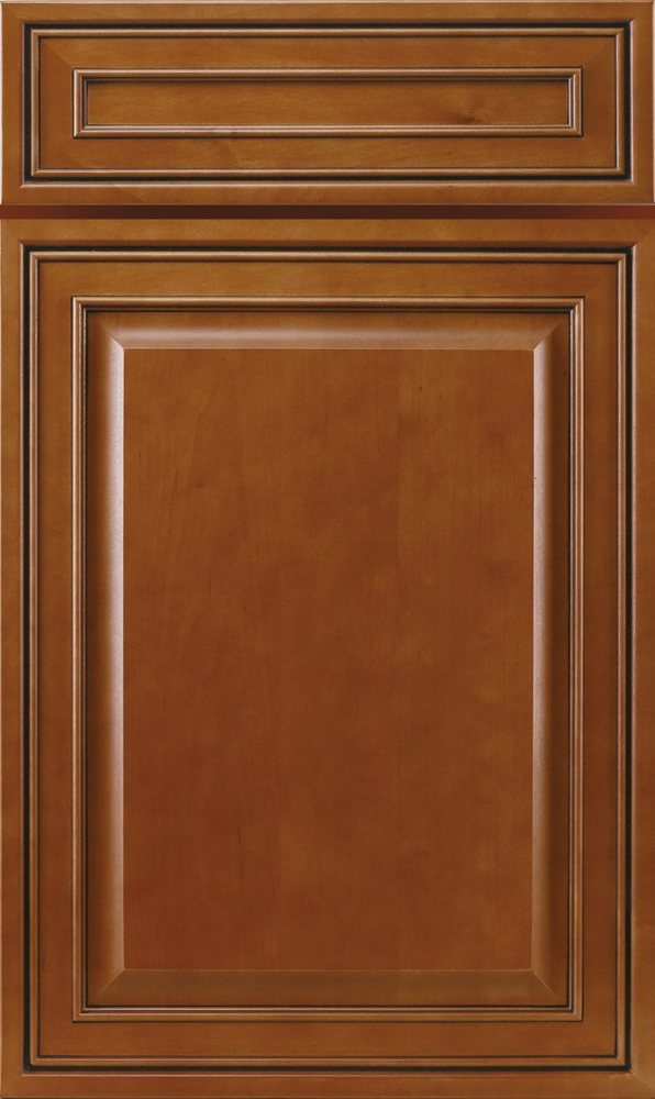 J&K K10 Mocha Glazed cabinet door in Mocha Glazed — photographed by J&K