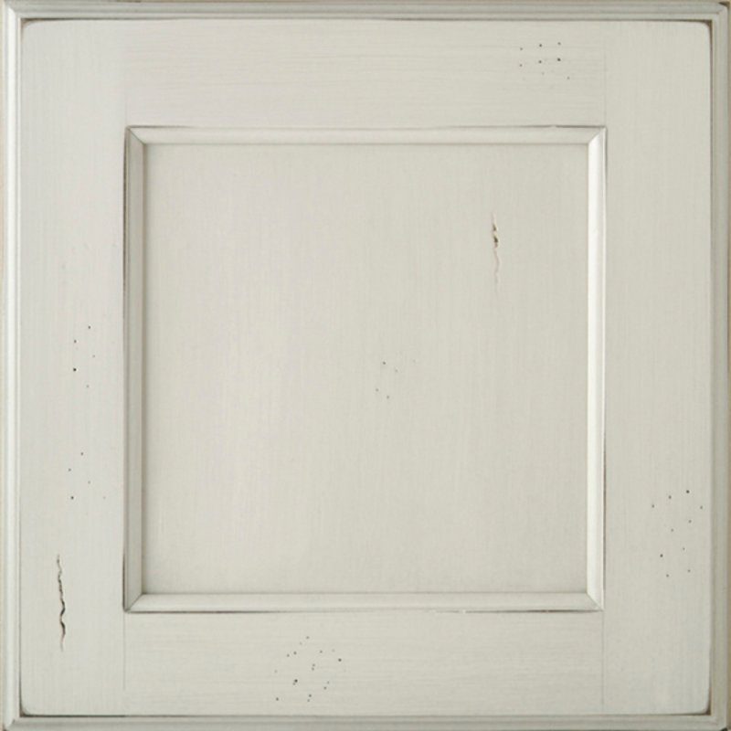 Kith Benton cabinet door — Heirloom Grey on Alabaster