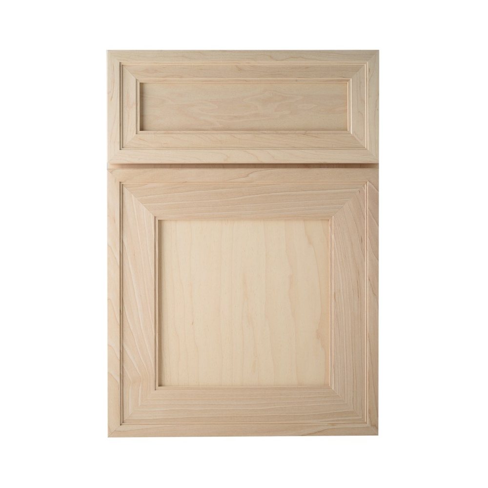 Kith Destin cabinet door in natural maple, unfinished sample — photographed by Kith