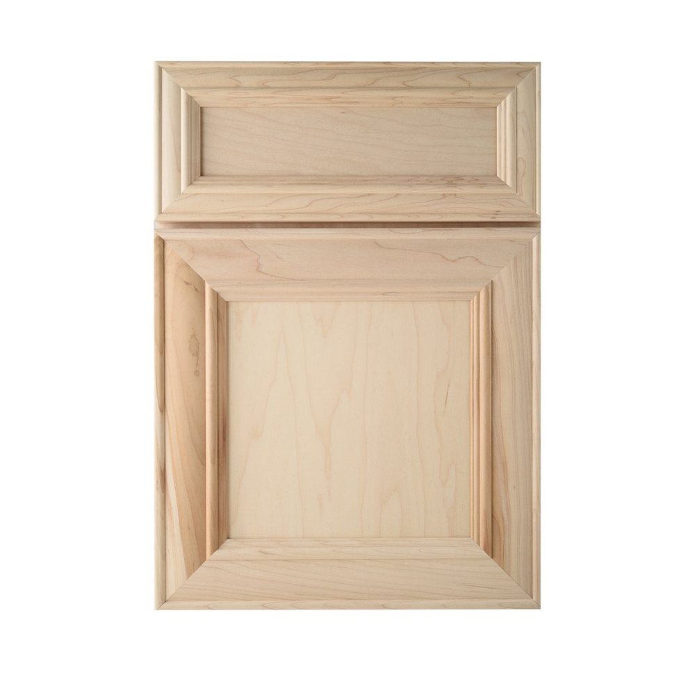 Kith Harmony cabinet door in natural maple, unfinished sample — photographed by Kith