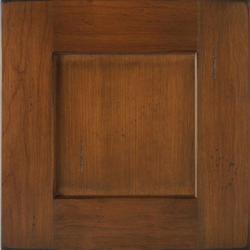 Kith Homestead cabinet door — Heirloom Brown on Toffee cherry