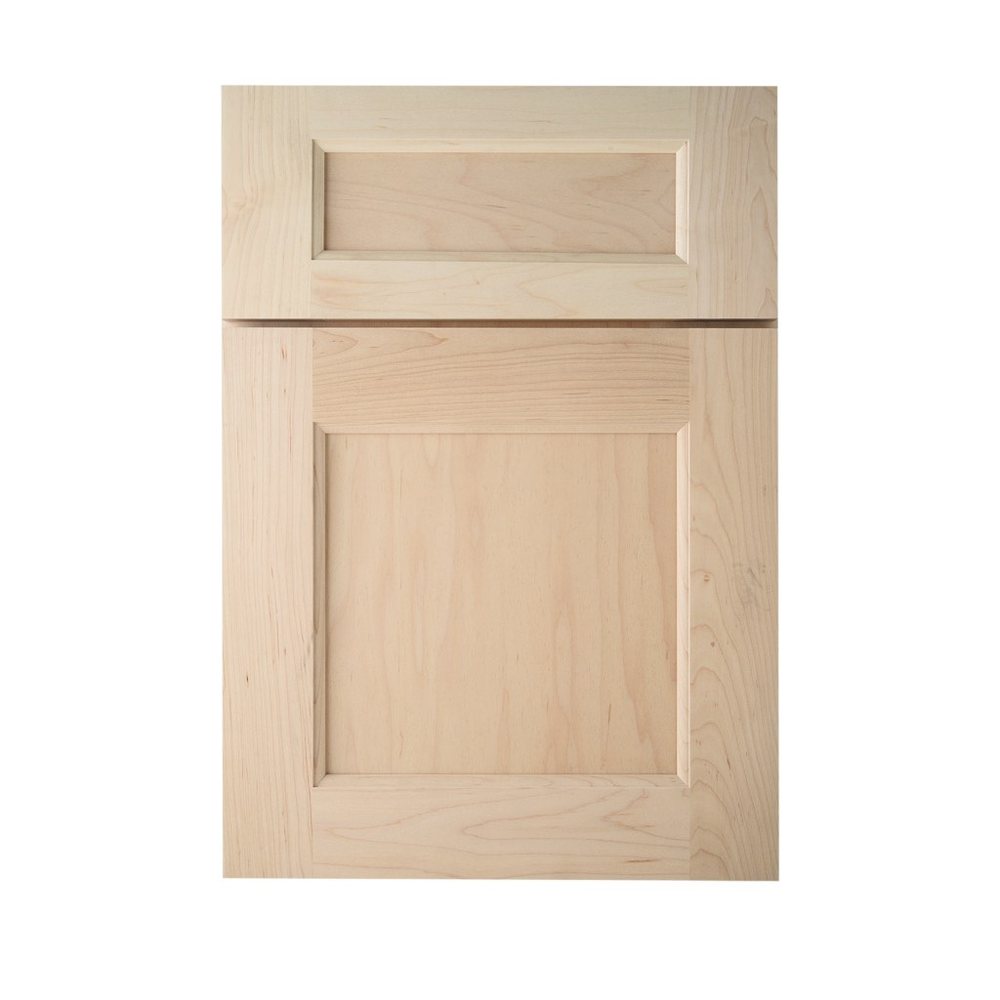 Kith Salem II cabinet door in natural maple, unfinished sample — photographed by Kith