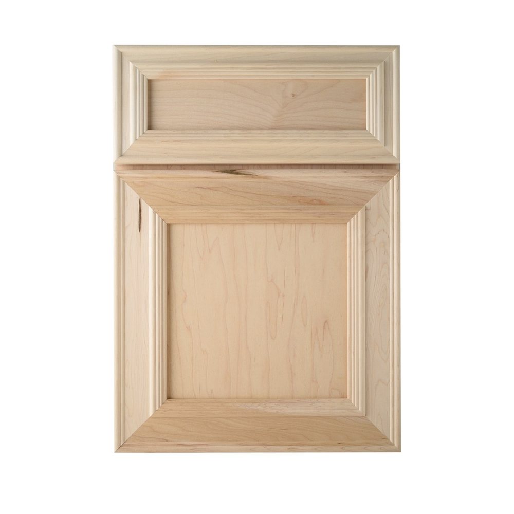 Kith Whitfield cabinet door in natural maple, unfinished sample