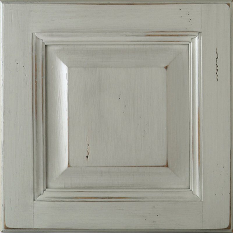 Kith Williamsburg cabinet door — Heirloom Grey on Willow Gray