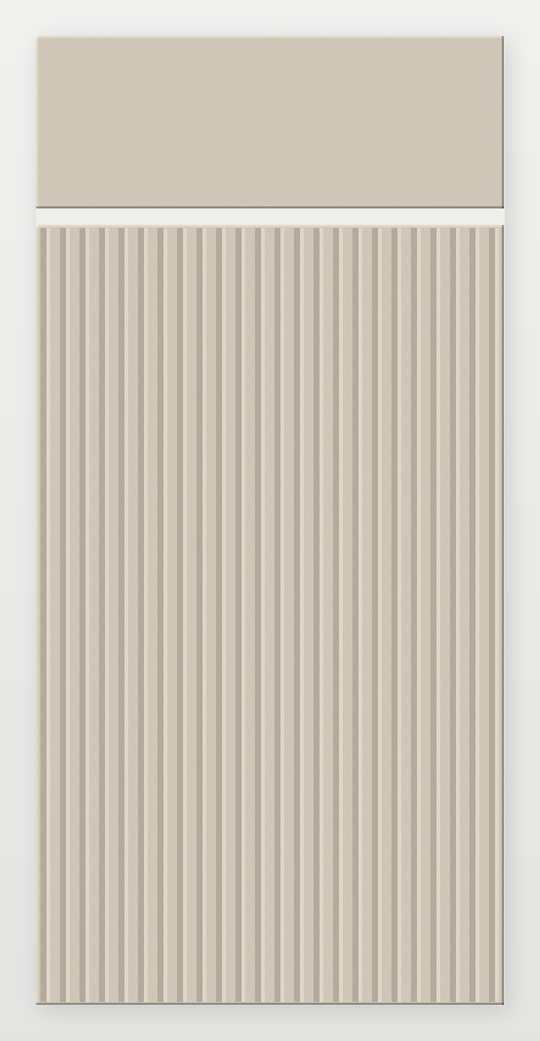 NOMA Reeded Vanity Front door in Accessible Beige (illustration)