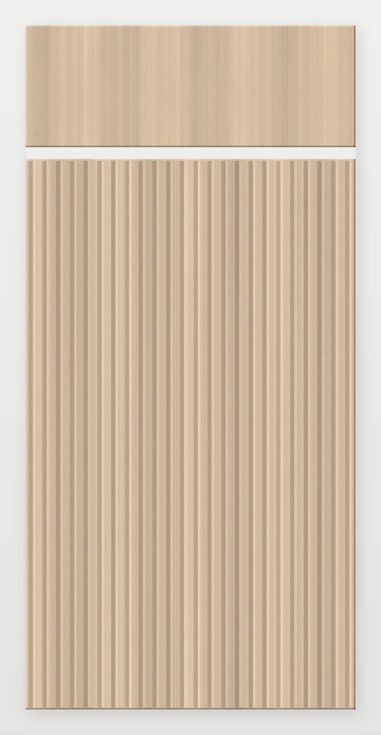 NOMA Reeded Vanity Front door in Nordic Oak (illustration)