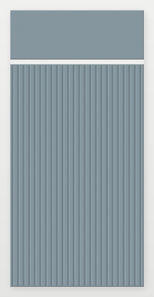 NOMA Reeded Vanity Front door in Van Courtland Blue (illustration)