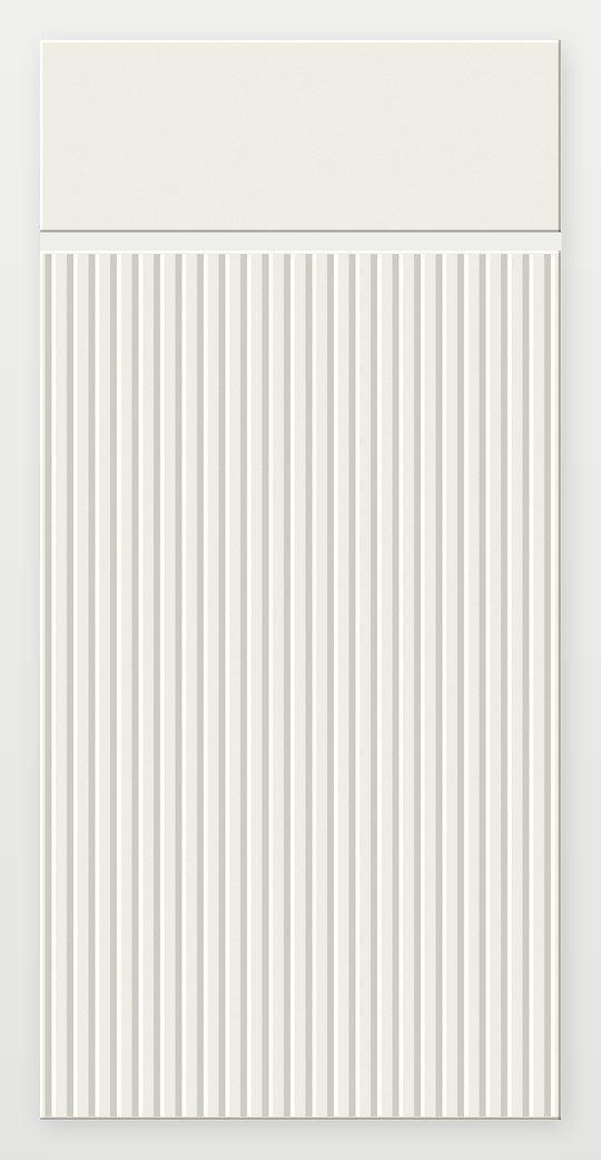 NOMA Reeded Vanity Front door in White Dove (illustration)