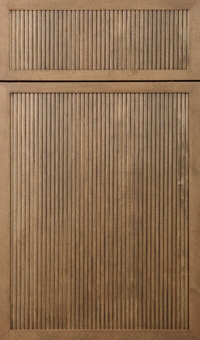 Plain & Fancy Alexandria cabinet door in Whiskey Barrel on hard maple