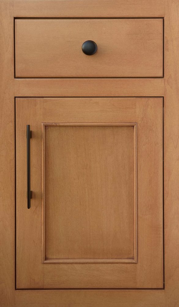 Plain & Fancy Austere cabinet door — Hard Maple · Flush Inset · satin sheen · Heirloom
