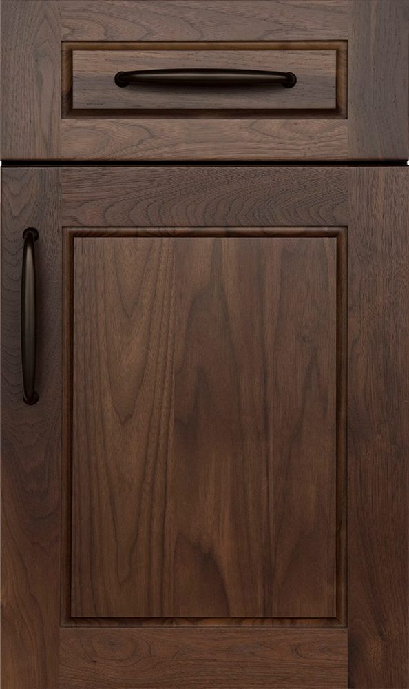 Plain & Fancy Belmont cabinet door — Walnut · Natural