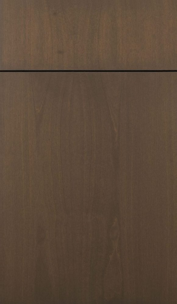 Plain & Fancy Contempo cabinet door — Alder · Whiskey Barrel · 01.