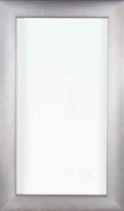 Plain & Fancy Element cabinet door in Arctic Gold on metal — photographed by Plain & Fancy