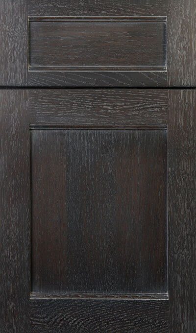 Plain & Fancy Geneva cabinet door in Custom Color on rift cut white oak