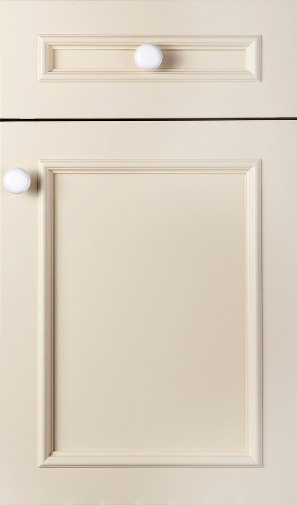 Plain & Fancy Kent cabinet door — Maple · Cornsilk · Enamel