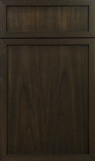 Plain & Fancy Millbrook II cabinet door in flush inset · Rift Cut Wht Oak · Montane · Matte