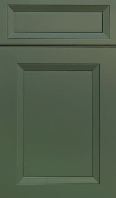 Plain & Fancy Mirage cabinet door in Wandering Vine on paint grade maple