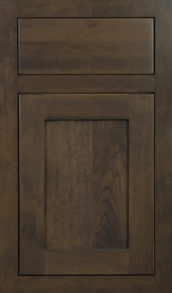 Plain & Fancy Quaker cabinet door — Cherry · Tempest · flush inset