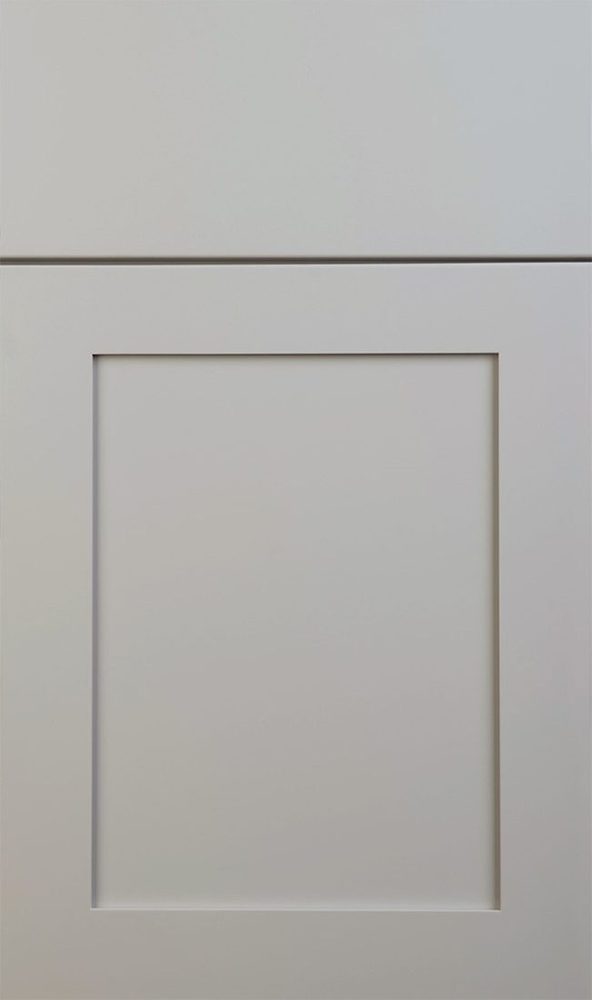 Plain & Fancy Shaker cabinet door — Maple · Jodi Grey · full overlay