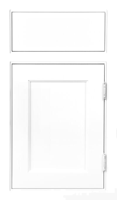 Plain & Fancy Vogue door previewed in Alabaster
