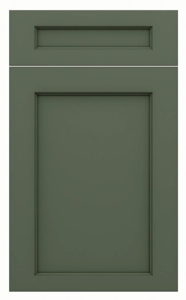St. Martin Greenfield door in Pewter Green — St. Martin render