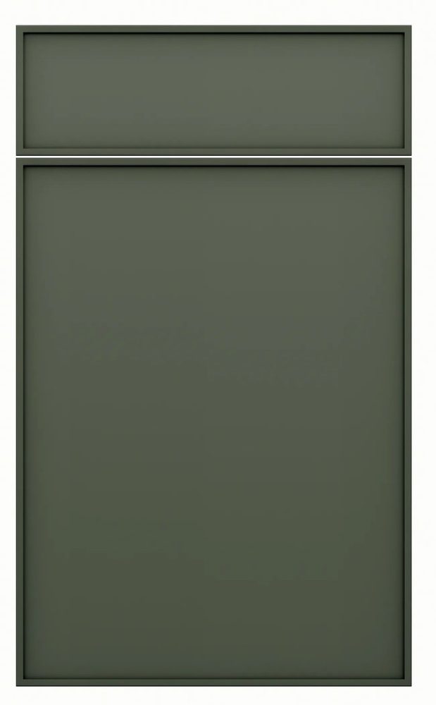 St. Martin Hampton Square door in Pewter Green — St. Martin render