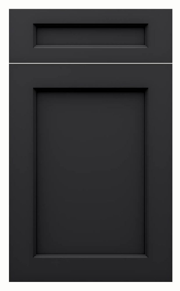 St. Martin Mystic door in Simply Black — St. Martin render