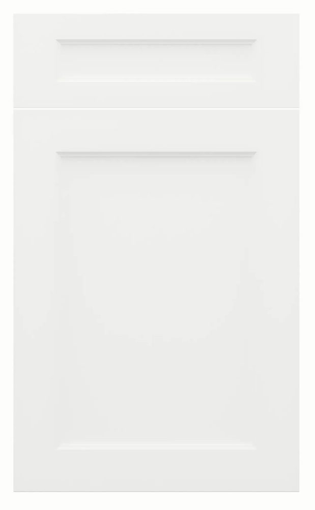 St. Martin Mystic door in Simply White — St. Martin render