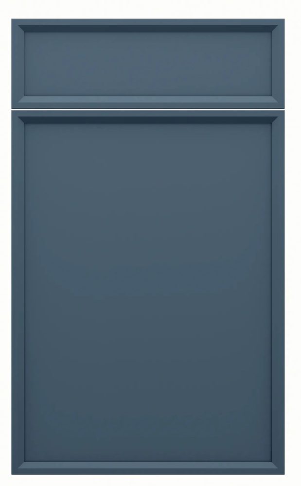St. Martin Newport door in Ocean Blue — St. Martin render