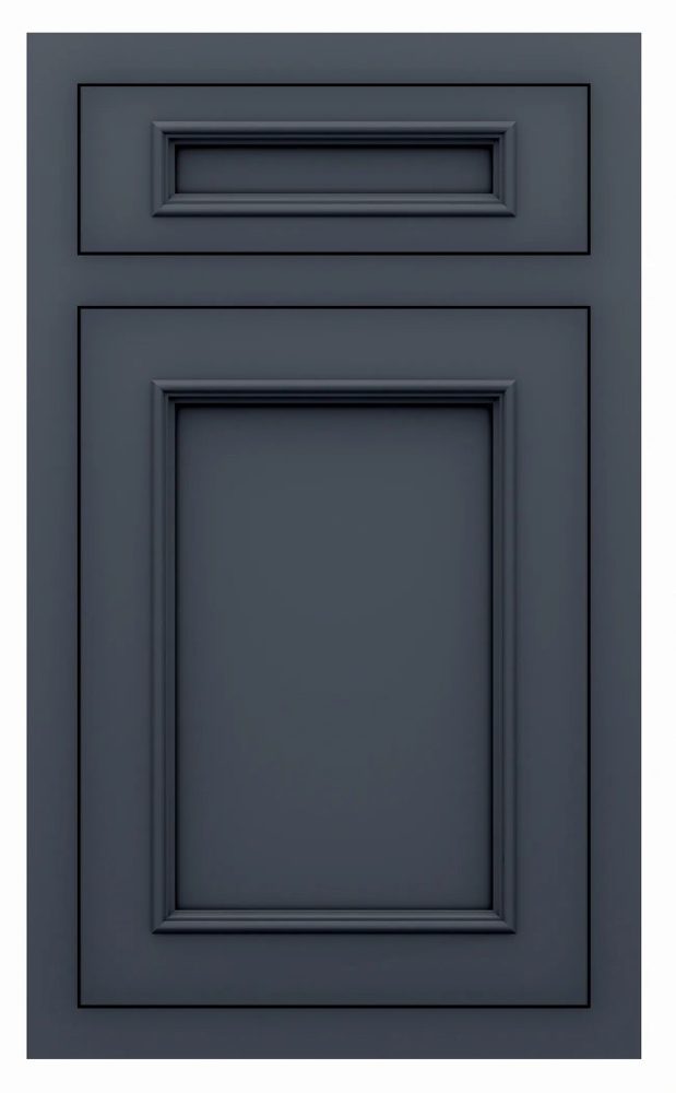 St. Martin Ridgewood door in Midnight Blue — St. Martin render