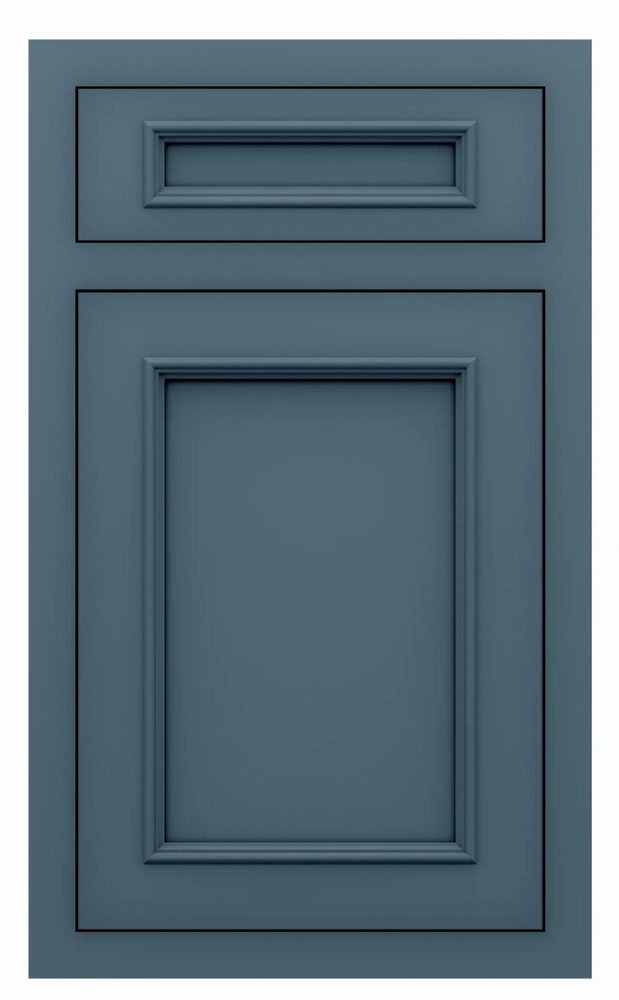 St. Martin Ridgewood door in Ocean Blue — St. Martin render