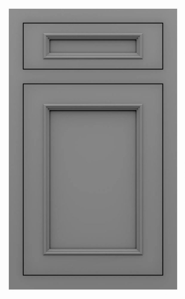 St. Martin Ridgewood door in Peppercorn — St. Martin render