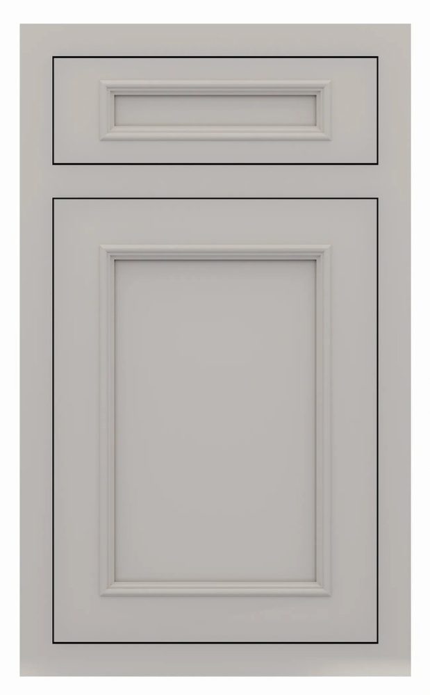St. Martin Ridgewood door in Simply Gray — St. Martin render