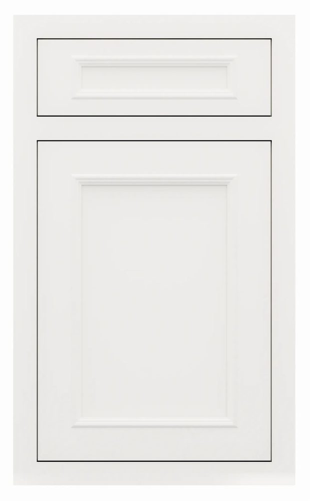 St. Martin Ridgewood door in Simply White — St. Martin render